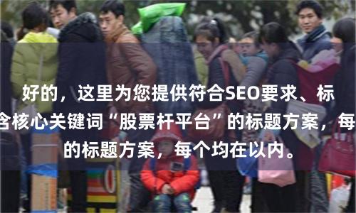 好的，这里为您提供符合SEO要求、标题不同且包含核心关键词“股票杆平台”的标题方案，每个均在以内。