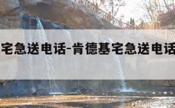 肯德基宅急送电话-肯德基宅急送电话填错了怎么办