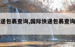 国际快递包裹查询,国际快递包裹查询单号查询