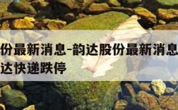 韵达股份最新消息-韵达股份最新消息为什么不涨韵达快递跌停