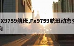 FX9759航班,Fx9759航班动态查询