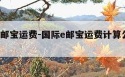 国际e邮宝运费-国际e邮宝运费计算公式俄罗斯