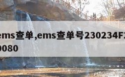 ems查单,ems查单号230234F20080