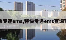 特快专递ems,特快专递ems查询官网