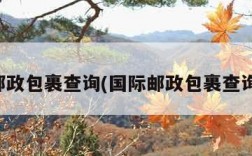 国际邮政包裹查询(国际邮政包裹查询网站)