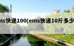 ems快递100(ems快递10斤多少钱)