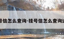 挂号信怎么查询-挂号信怎么查询进度