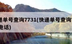 快递单号查询7731(快递单号查询77318电话)