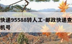 邮政快递95588转人工-邮政快递查询输入手机号